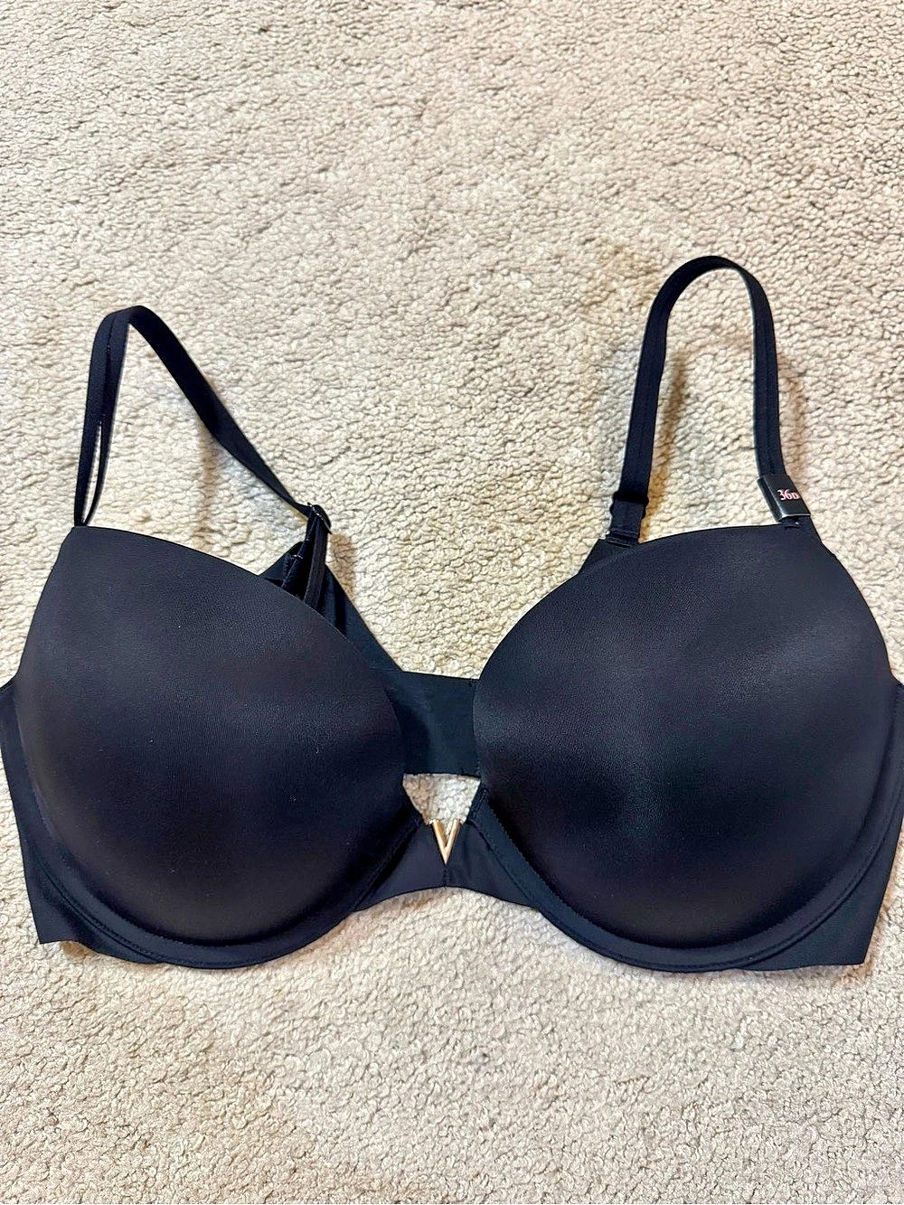 Victoria's Secret Love Cloud Smooth Push-Up Bra Black 36D